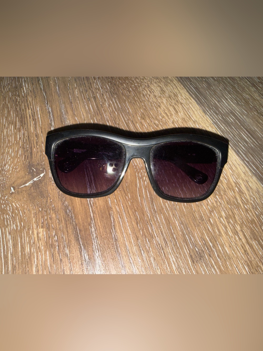 Michael Kors Black Sunglasses with Dark Lenses
